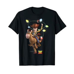 T-shirt Woody - Toy story - noir homme/femme