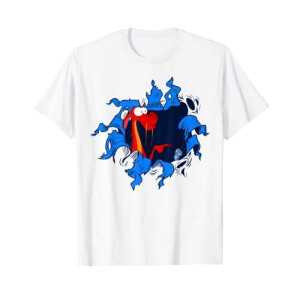 T-shirt Cri-Kee, Mushu - Mulan - bleu homme/femme