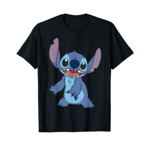 T-shirt Lilo - Stitch - noir homme/femme