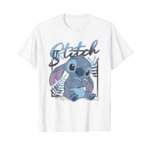 T-shirt Lilo - Stitch - blanc homme/femme