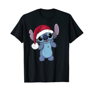 T-shirt Lilo - Stitch - noir homme/femme