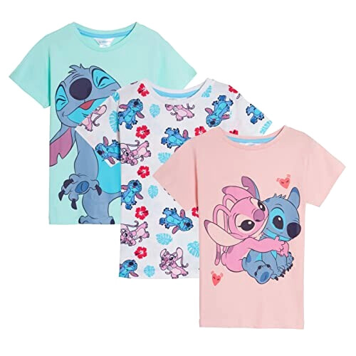 T-shirt Lilo - Stitch - multicolore fille