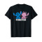 T-shirt Stitch noir homme/femme - miniature