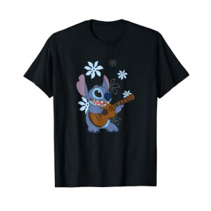 T-shirt Lilo - Stitch - noir homme/femme