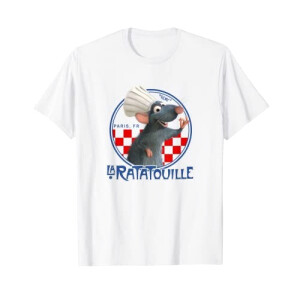 T-shirt Ratatouille blanc homme/femme