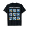 T-shirt Donald noir homme/femme - miniature