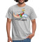 T-shirt Obélix, Idéfix - Astérix - gris chiné homme - miniature