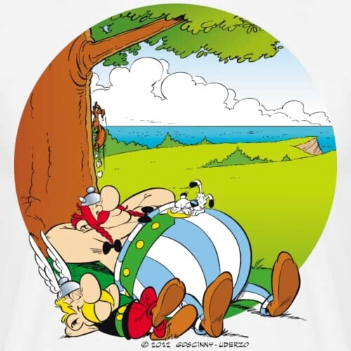 T-shirt Obélix, Idéfix - Astérix - blanc homme variant 0 