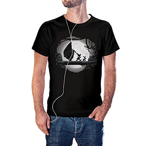 T-shirt Astérix noir homme