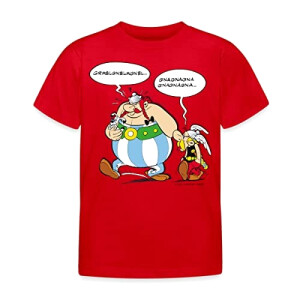 T-shirt Obélix - Astérix - rouge fille/garçon