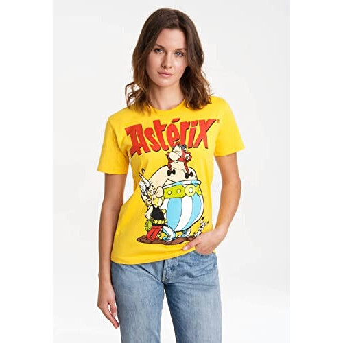 T-shirt Obélix, Idéfix, Romain - Astérix - jaune homme/femme variant 4 