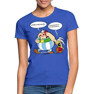 T-shirt Obélix - Astérix - bleu royal femme