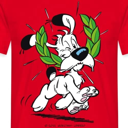 T-shirt Obélix, Idéfix - Astérix - rouge homme variant 0 