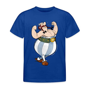 T-shirt Obélix - Astérix - bleu royal fille/garçon