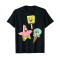 T-shirt Bob l'éponge noir homme/femme - miniature