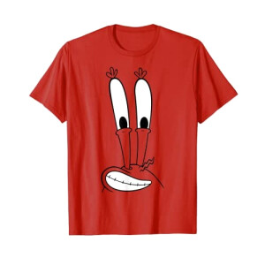 T-shirt Bob l'éponge rouge homme/femme