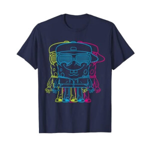 T-shirt Bob l'éponge bleu homme/femme