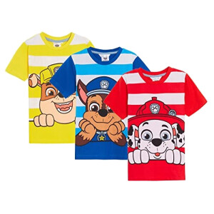 T-shirt Marcus, Chase, Ruben, Ruben, Marcus - Pat patrouille - multicolore garçon