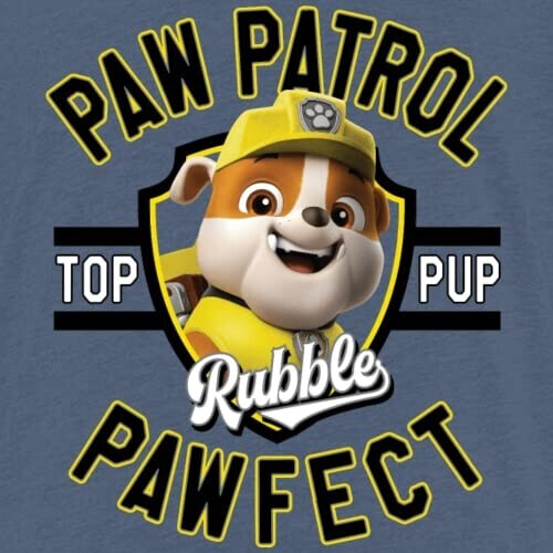 T-shirt Ruben, Ryder - Pat patrouille - bleu chiné fille/garçon variant 0 