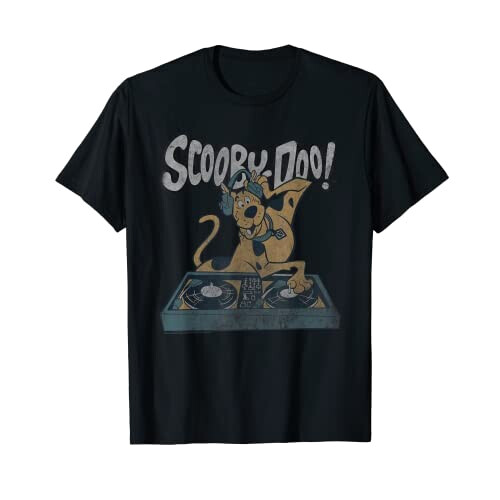 T-shirt Scooby-Doo noir homme/femme