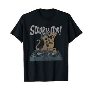 T-shirt Scooby-Doo noir homme/femme