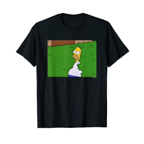 T-shirt Homer Simpson - Simpsons - noir homme/femme