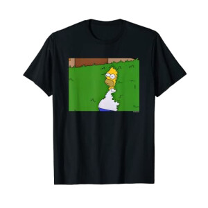 T-shirt Homer Simpson - Simpsons - noir homme/femme