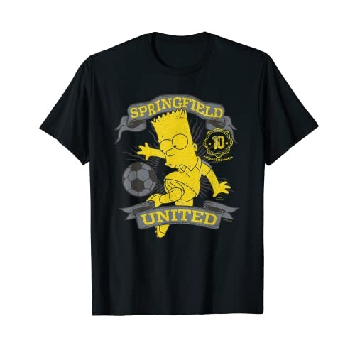 T-shirt Bart Simpson - Simpsons - noir homme/femme