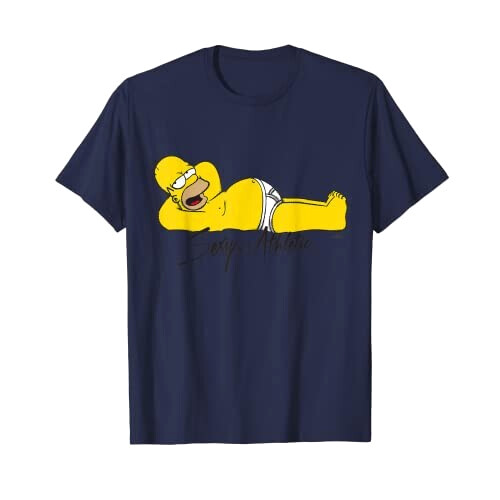 T-shirt Homer Simpson - Simpsons - bleu homme/femme