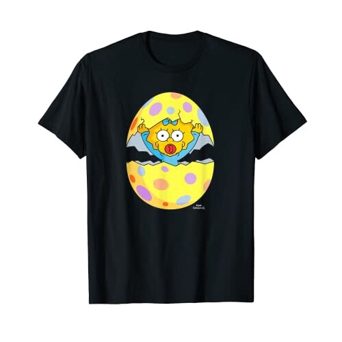 T-shirt Simpsons noir homme/femme