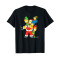 T-shirt Homer Simpson, Bart Simpson, Marge Simpson, Lisa Simpson - Simpsons - noir homme/femme - miniature