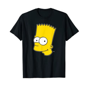 T-shirt Bart Simpson - Simpsons - noir homme/femme