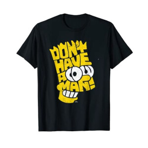 T-shirt Bart Simpson - Simpsons - noir homme/femme