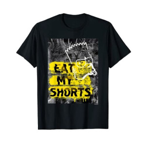 T-shirt Bart Simpson - Simpsons - noir homme/femme