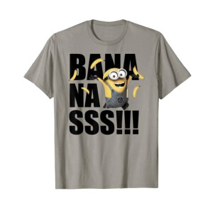 T-shirt Les minions gris homme/femme