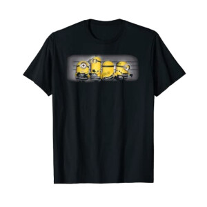 T-shirt Les minions noir homme/femme