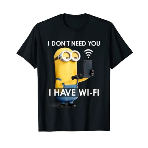 T-shirt Kevin - Les minions - noir homme/femme