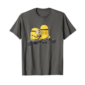 T-shirt Les minions gris homme/femme
