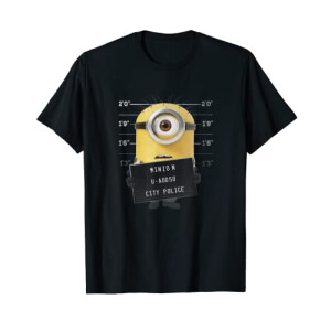 T-shirt Stuart - Les minions - noir homme/femme