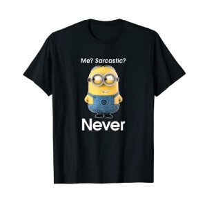 T-shirt Les minions noir homme/femme