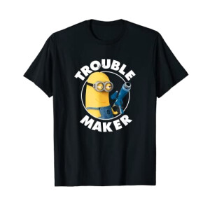 T-shirt Les minions noir homme/femme