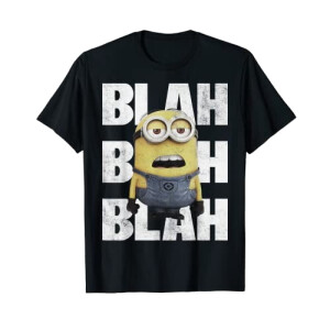 T-shirt Les minions noir homme/femme