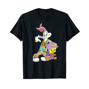 T-shirt Bugs Bunny noir homme/femme