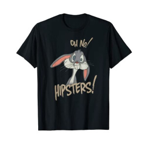 T-shirt Bugs Bunny noir homme/femme