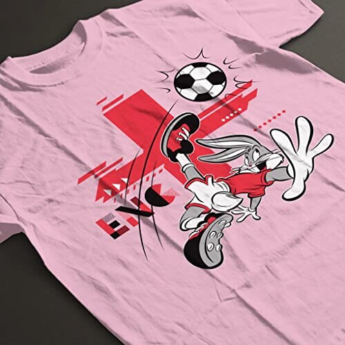T-shirt Bugs Bunny light pink homme/femme variant 2 