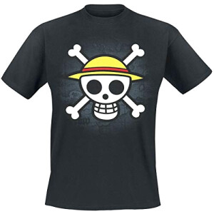T-shirt One Piece noir homme/femme