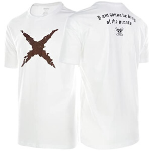 T-shirt Luffy - One Piece - blanc homme/femme