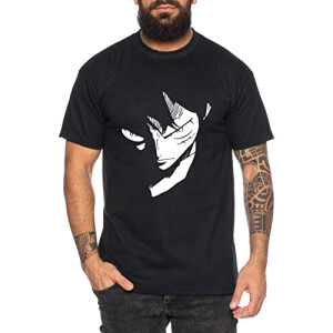 T-shirt Luffy, Zoro - One Piece - noir homme