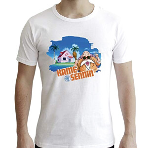 T-shirt Cell, Tortue Géniale - Dragon Ball - blanc homme