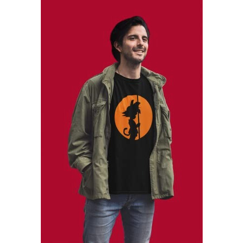 T-shirt Goku, Cell - Dragon Ball - noir homme variant 0 